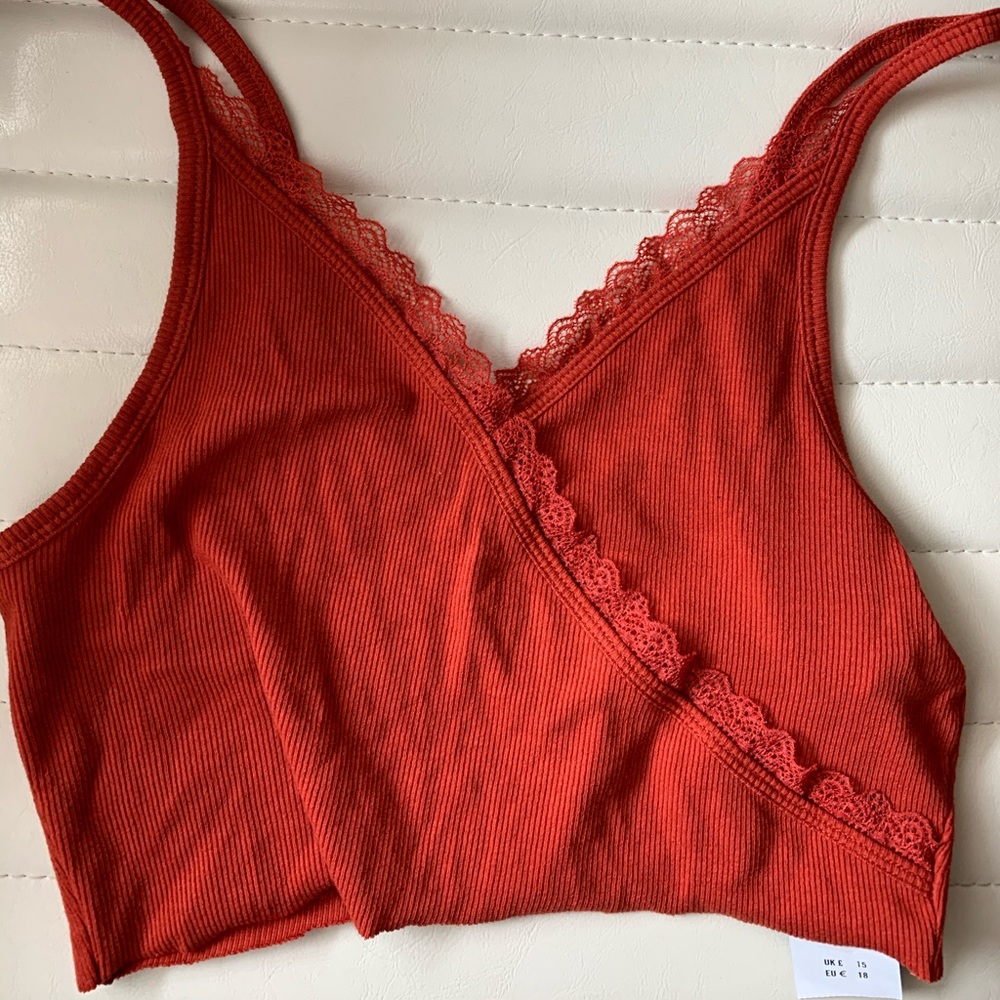 Cropped Lace Tank